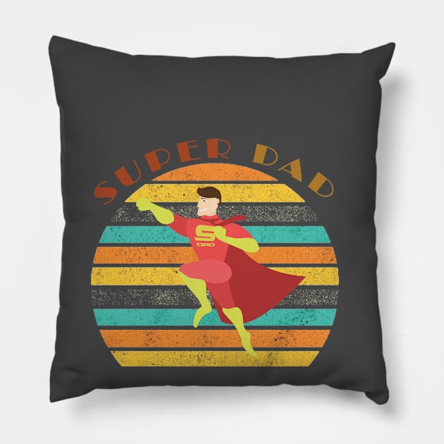 super dad Pillow by Newlookal