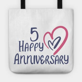 5th anniversary gifts Tote