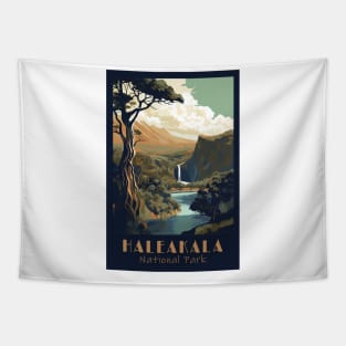 Haleakala National Park Travel Poster Tapestry