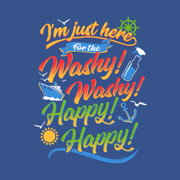 Washy Washy Cruising Tee by DeepFriedArt