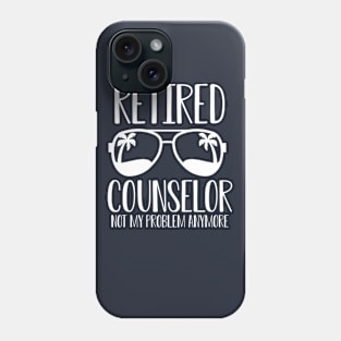 Funny Retired Counselor Gift Retired Counselor Phone Case