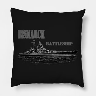 german Battleship Bismarck Pillow