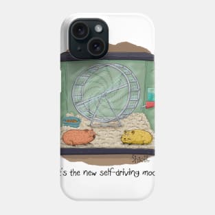 Self-Driving Hamster Wheel Phone Case