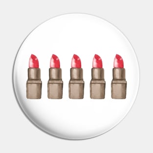 Red lipstick Pattern Pin