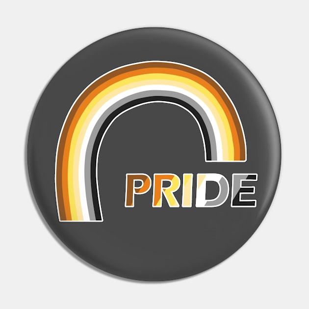 Bear rainbow pride Pin by Alyen