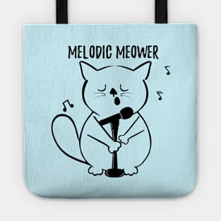 Singer gift / Cat Lover Gifts For Cat People / Singing Tote