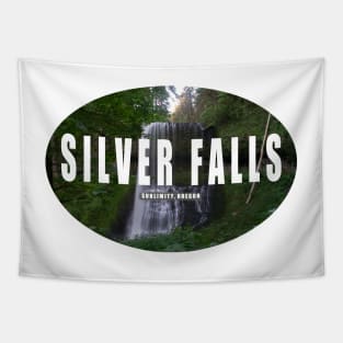 Silver Falls State Park Sticker Tapestry