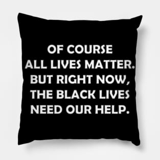 Black Lives Matter Pillow