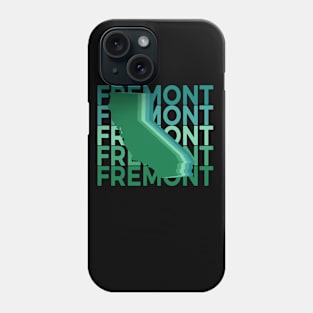 Fremont California Green Repeat Phone Case