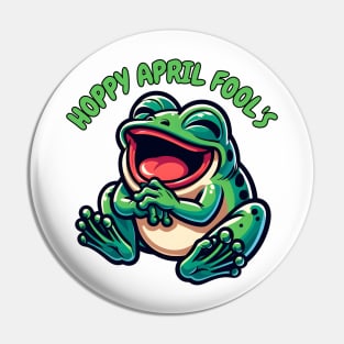 April fool frog Pin