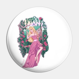 Sleeping Princess on a Swing Pin