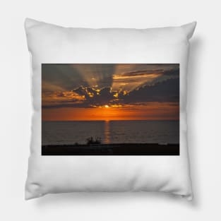 Carlsbad Pacific Ocean Sunset Pillow