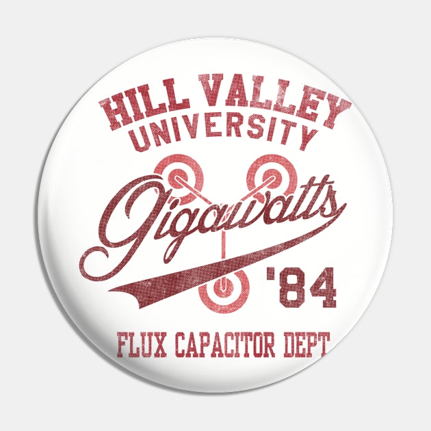 Hill Valley Gigawatts Pin by Arinesart