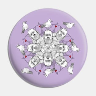 Karl & Mr Buttons Snowflake Pin