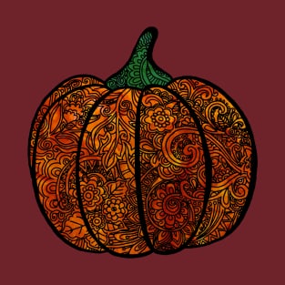 Zentangle Pumpkin - Color T-Shirt