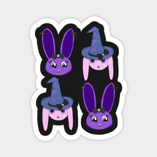 Magical Bunny Duo Pattern Magnet