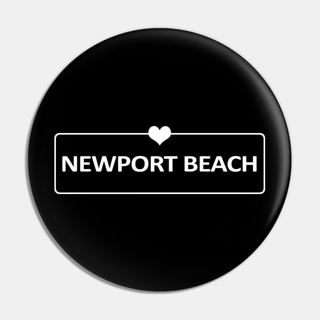 I Love Newport Beach Pin by ShopBuzz