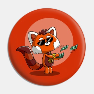 Cute Red Panda Buy yourself something nice Kawaii Pin