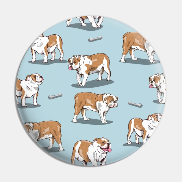 English bulldog pattern Pin by mailboxdisco