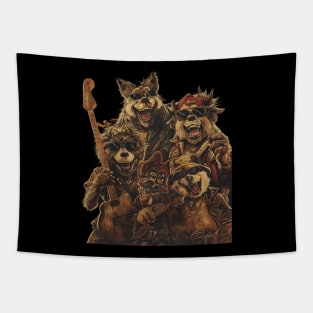 Monkey Banana Splits Joy Tapestry