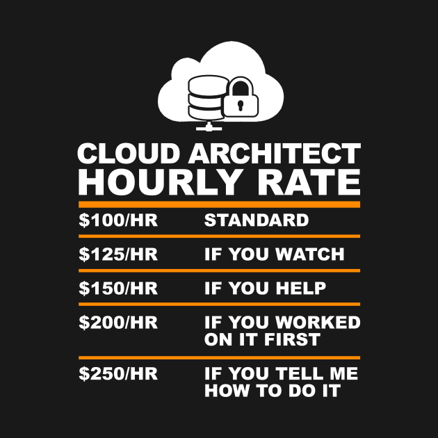 Cloud Architect hourly Rate USD,Programmer Hourly Rate by Wakzs3Arts