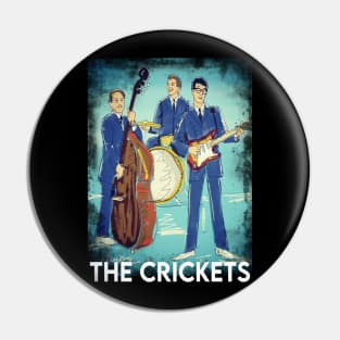 Legendary Rock Pioneers The Crickets' Anthem Pin