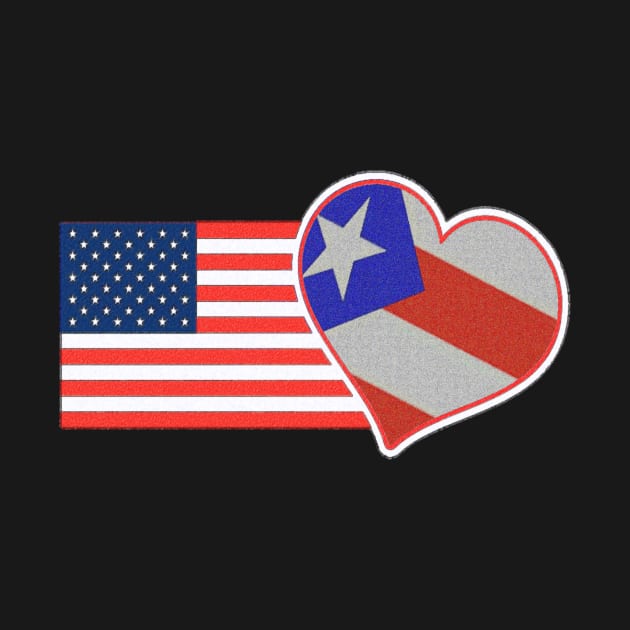 Puerto Rico T-Shirt USA Flag Spanish Puerto Rico Food Culture by hispanicworld