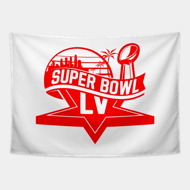 Super Bowl LV 3 Tapestry by HooPet