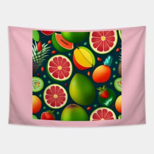Strawberry Orange Tapestry