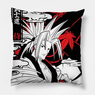 Amidamaru japan red Pillow