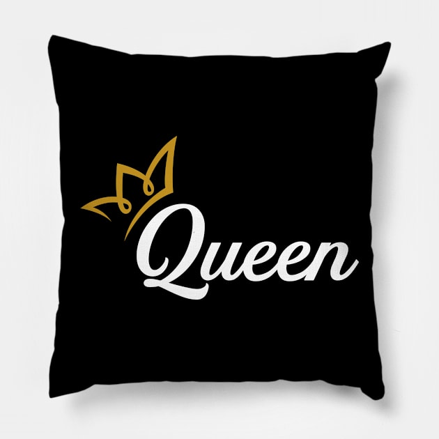 Creative Queen Crown Design Pillow by Eskitus Fashion