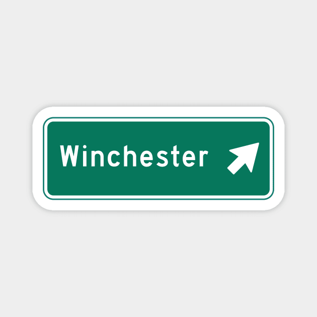 Winchester Magnet by MBNEWS