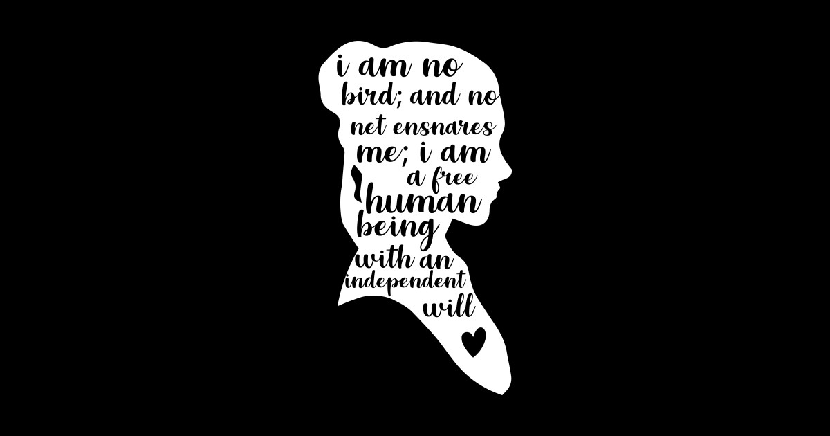 Jane eyre quote Jane Eyre Sticker TeePublic