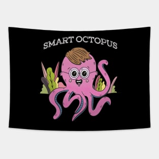 Smart Octopus Animals Tapestry