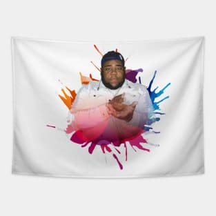 ROD WAVE IN SPLASH COLOR Tapestry