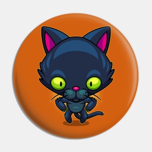 Black Cat Pin