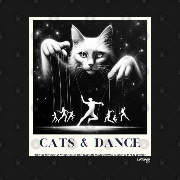 Mistic Cat: Dance & Cute Kitty - A Funny Mistic Retro Vintage Style by LollipopINC