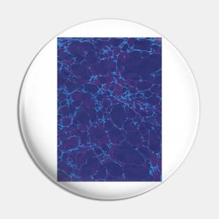 Marbled paper blue purple Pin