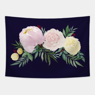 Romantic roses floral bouquet arrangement Tapestry