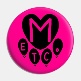 Mumble Etc. Logo (Black) Pin