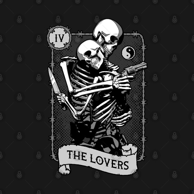 The Lovers Tarot Card Occult Urban Astrology by Grandeduc