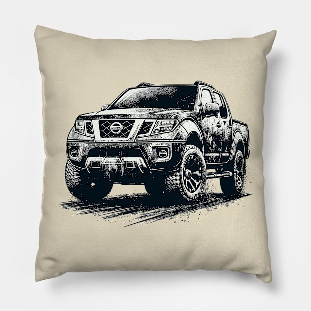 Nissan Frontier Pillow by Vehicles-Art