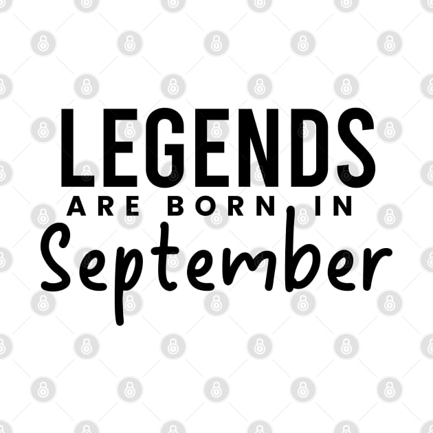 Legends are born in September by BrightLightArts