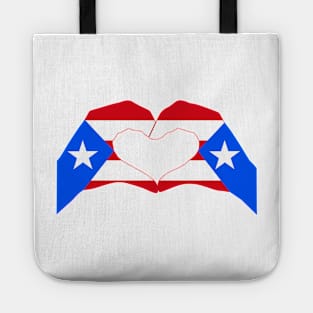 We Heart Puerto Rico Patriot Flag Series (Double) Tote