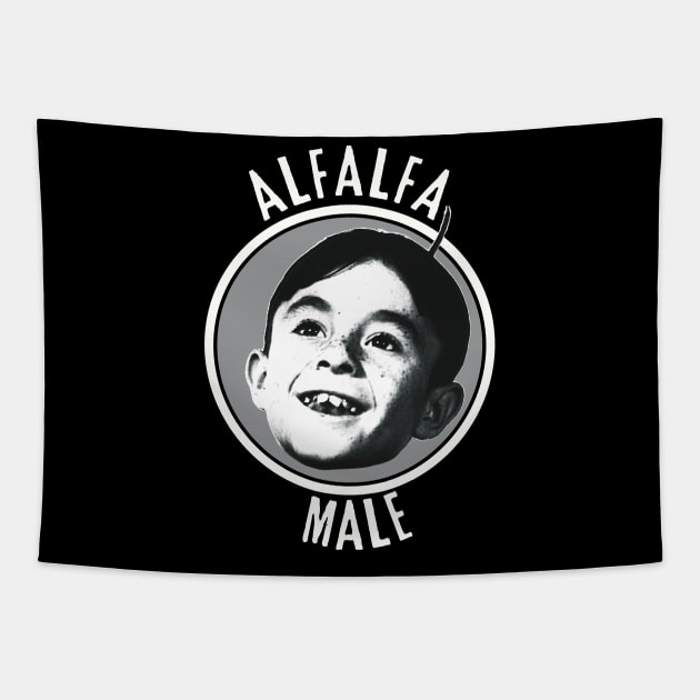 All Hail The Alfalfa Male Tapestry by TJWDraws