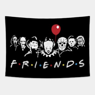 Friends Halloween Tapestry