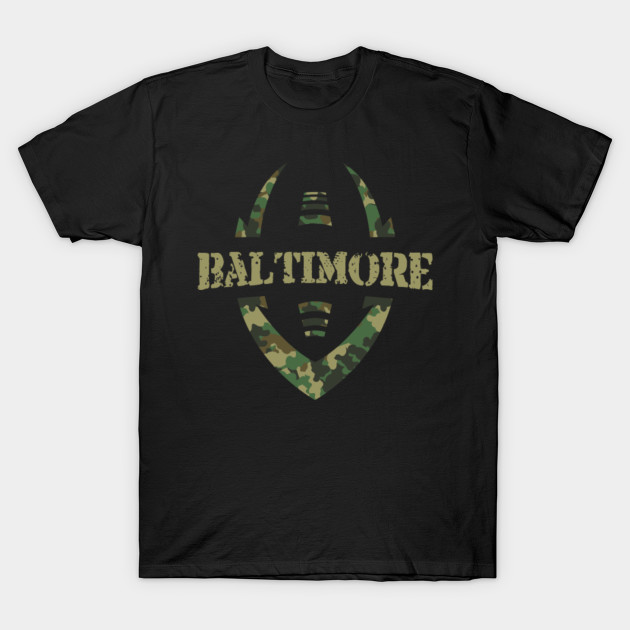 Football Military Baltimore Football T Shirt Teepublic