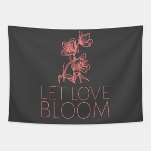 Let Love Bloom Tapestry