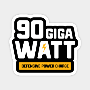 90 GigaWATT Power - Pittsburgh Steelers Magnet