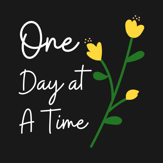 One Day at a Time Cute Funny Sarcastic Happy Fun Introvert Awkward Spiritual Geek Hipster Silly Inspirational Motivational Gift - Slow Down - T-Shirt